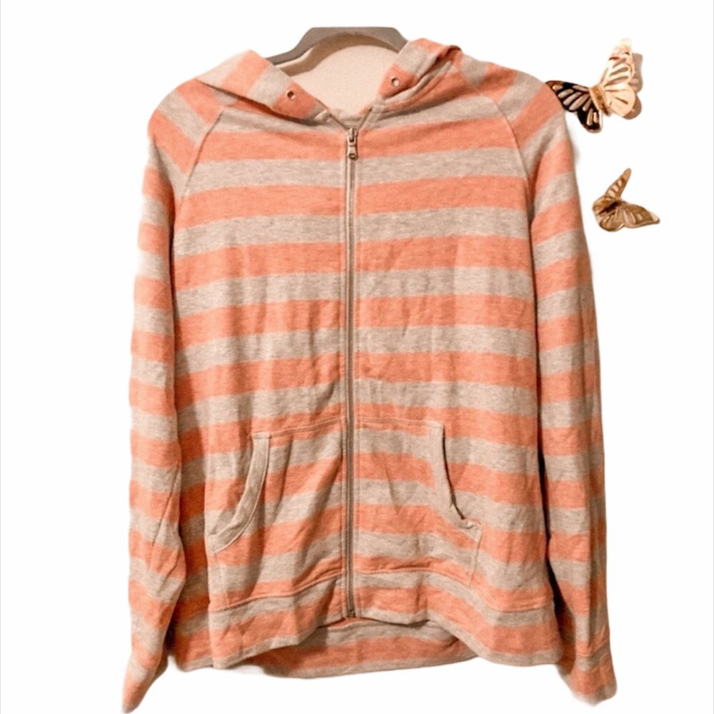 Style & Co Striped Hoodie